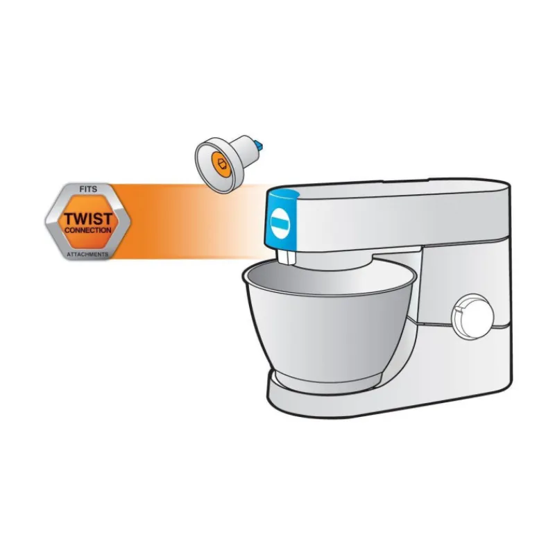 Accessoires & Pièces Détachées Robots-KENWOOD Adaptateur Sortie avant accessoire  Twist Connection Robot AW20011006