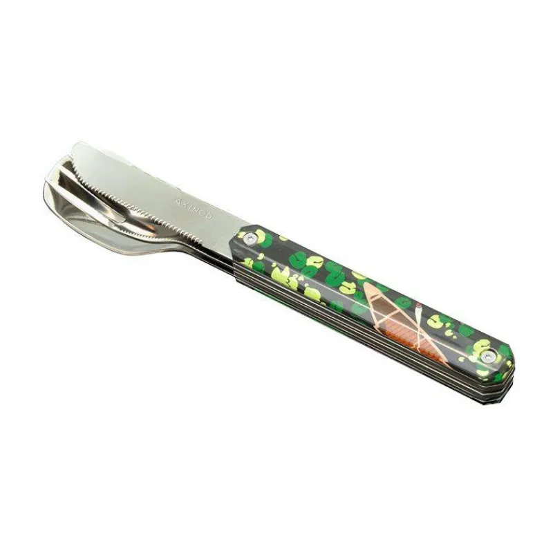 Couverts Nomades-AKINOD 12H34 Set de 3 couverts inox nomades CANOE
