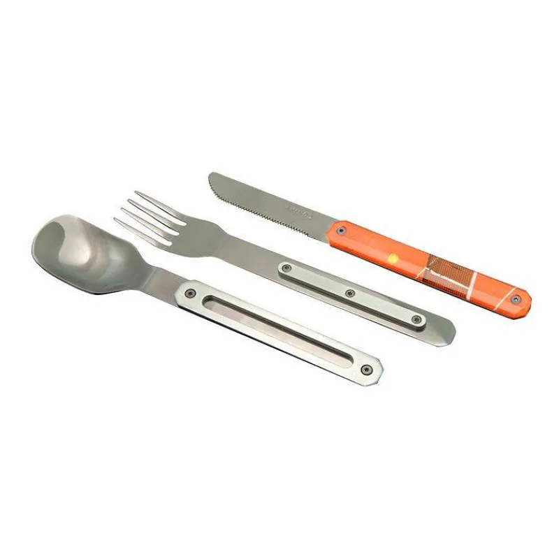 Couverts Nomades-AKINOD 12H34 Set de 3 couverts inox nomades TENNIS