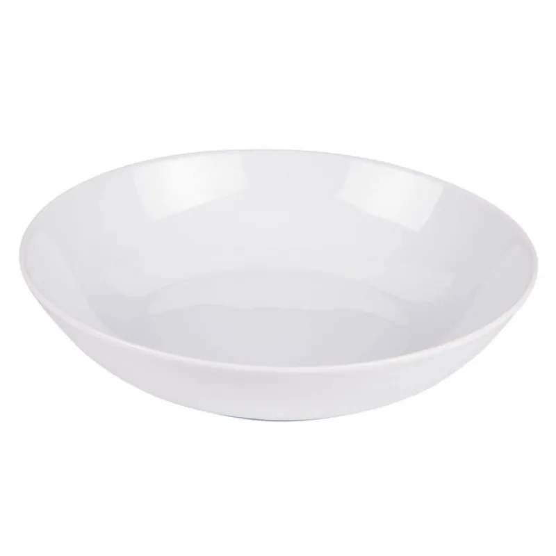 Assiettes Creuses-TABLE PASSION ALASKA Assiette Creuse calotte en porcelaine blanche D20