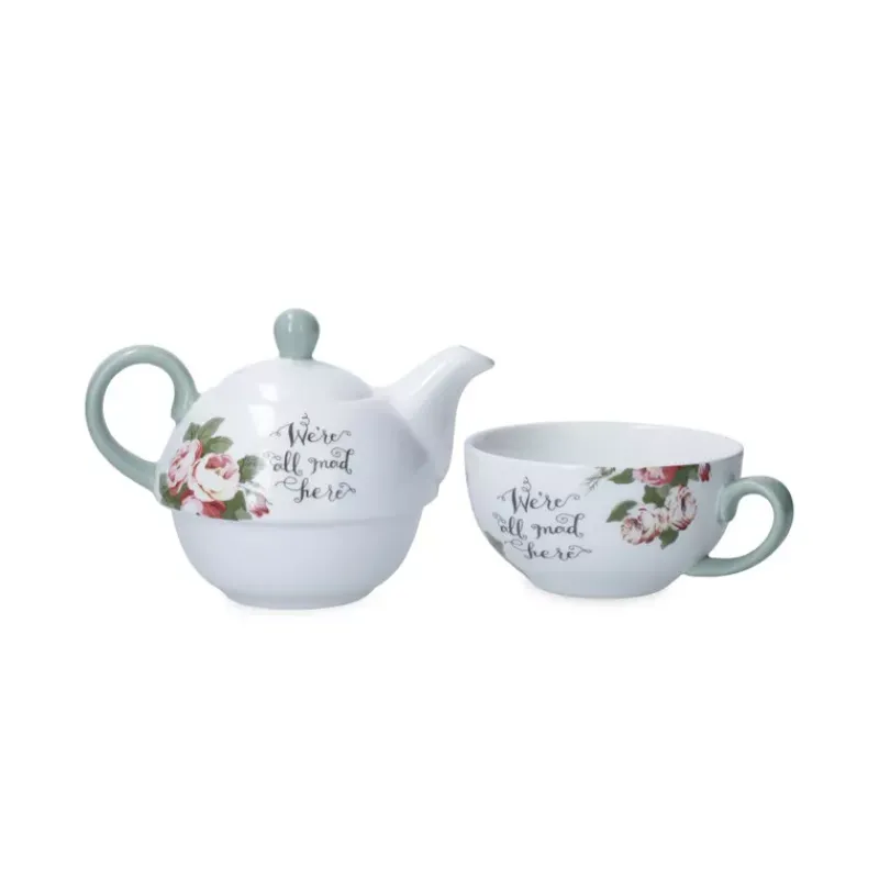 Tasses | Théières, Cafetières Et Accessoires-Kitchen Craft ALICE IN WONDERLAND  Solitaire en porcelaine 420 ml (tasse 290 ml)  KitchenCraft