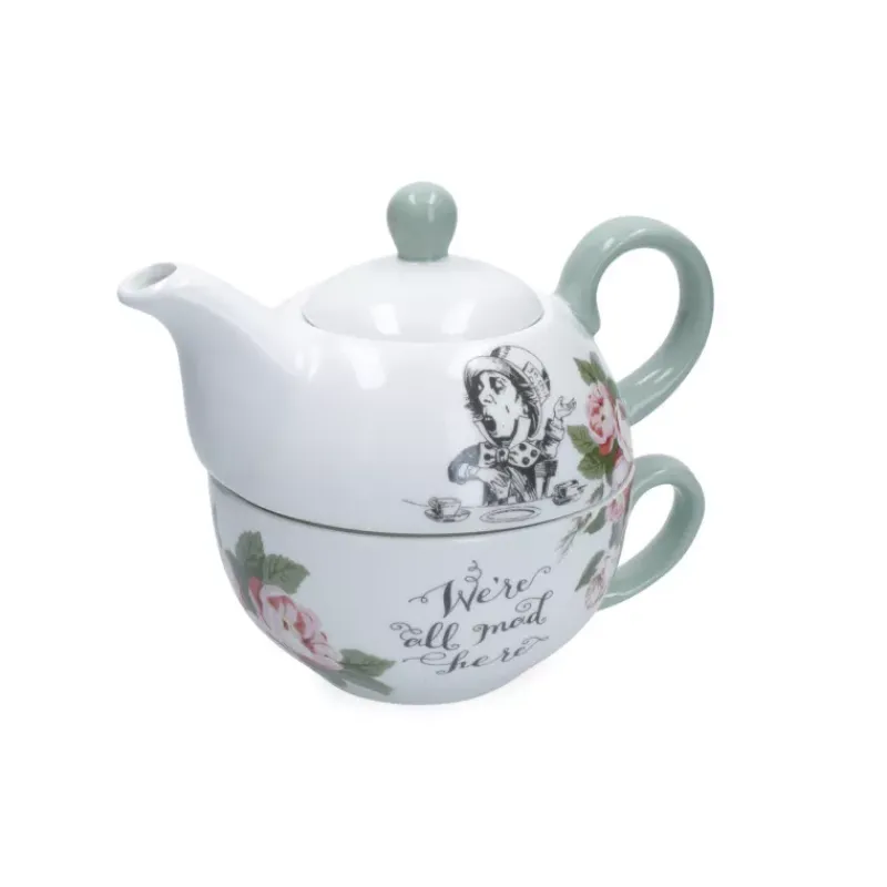 Tasses | Théières, Cafetières Et Accessoires-Kitchen Craft ALICE IN WONDERLAND  Solitaire en porcelaine 420 ml (tasse 290 ml)  KitchenCraft