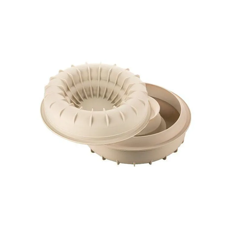 Moules Silikomart | Moules À Gâteaux Silicone-SilikoMart ARENA Moule rond en silicone 3Design D22 cm  SC