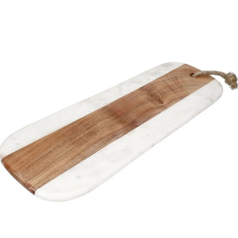 Planches En Marbre-Kitchen Craft ARTESA Planche de service Tapas Marbre et Acacia