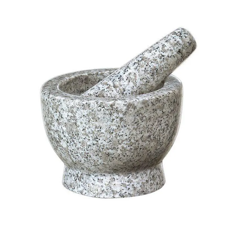 Mortiers-cilio ATLAS Mortier en Granit avec pilon pour Graines et Epices