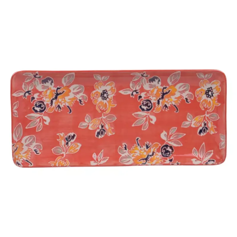 Plats À Gâteaux-TABLE PASSION AVA Plat à cake 36 x 16 cm en Grès