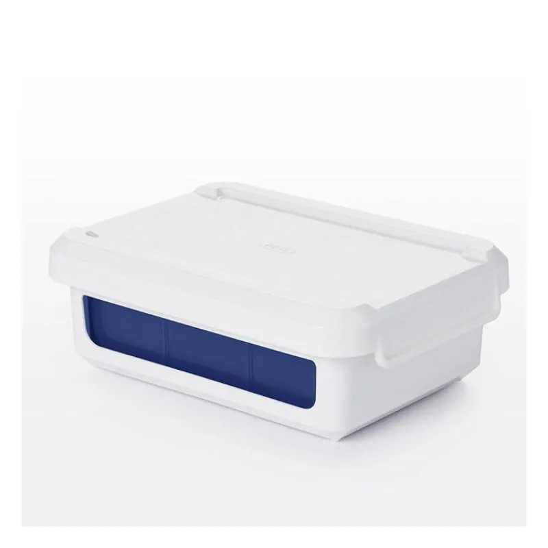 Bacs À Glaçons-OXO Bac à glaçons en silicone gros cubes  XL avec couvercle
