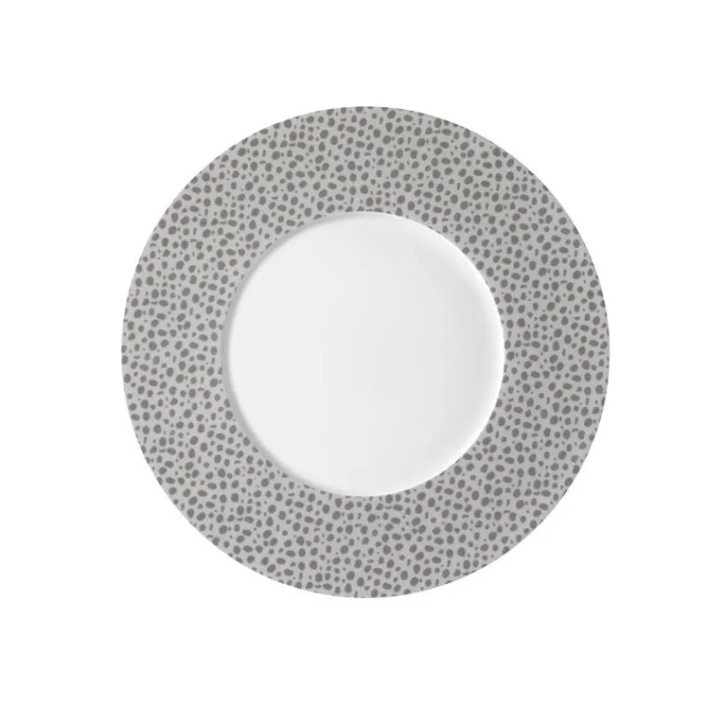 Assiettes À Desserts-Mu00e9dard de NOBLAT BAGHERA Assiette Dessert Médard de NOBLAT D21 Pocelaine Décor Platinum