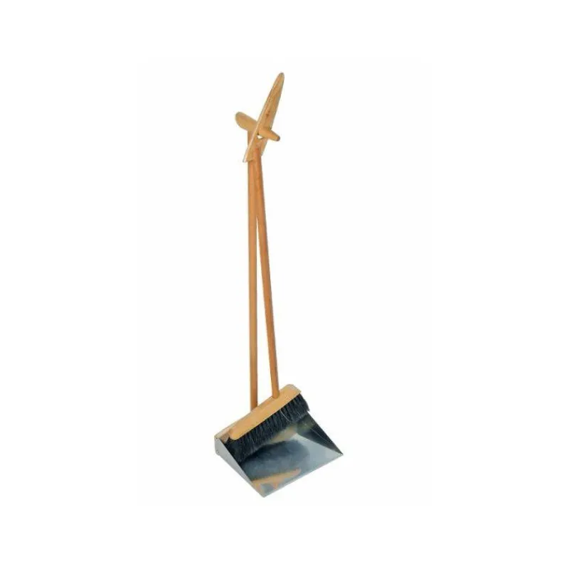 Balais Et Balayettes-REDECKER Balai en crin de cheval et pelle en acier inoxydable 90cm
