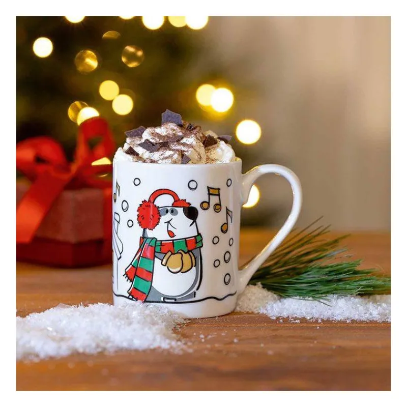 Verres Et Tasses Pour Enfants-LEONARDO BAMBINI Tasse pour enfant 200 ml Natale Panda Noël SC