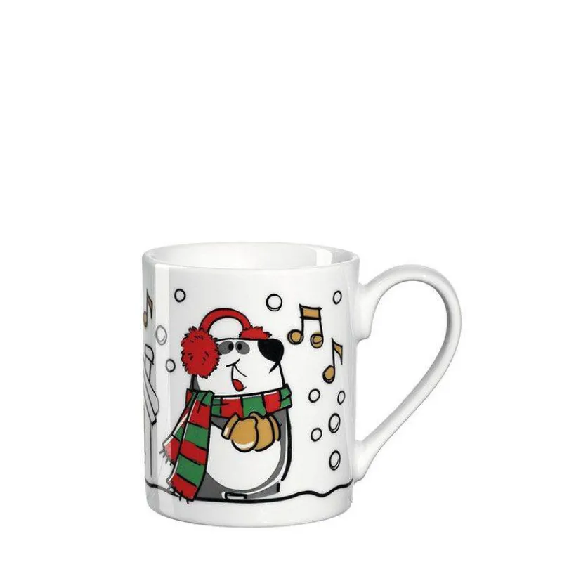 Verres Et Tasses Pour Enfants-LEONARDO BAMBINI Tasse pour enfant 200 ml Natale Panda Noël SC