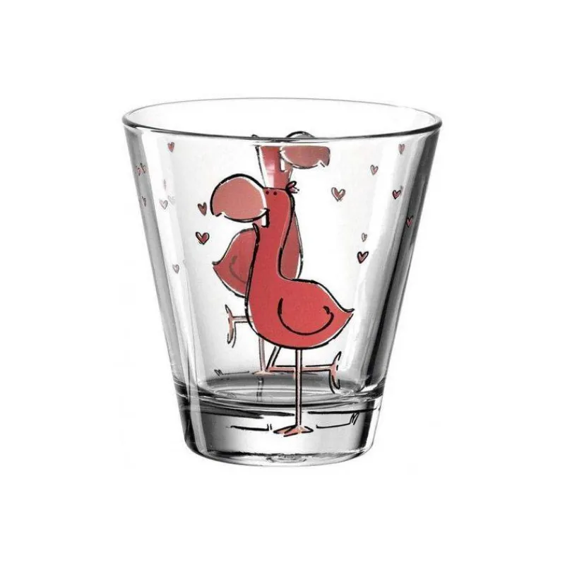 Verres Et Tasses Pour Enfants-LEONARDO BAMBINI Verre Flamant 215 ml