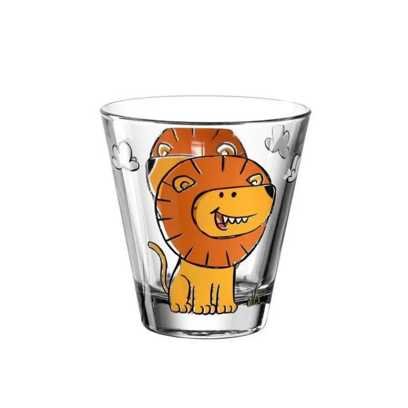 Verres Et Tasses Pour Enfants-LEONARDO BAMBINI Verre Lion 215 ml