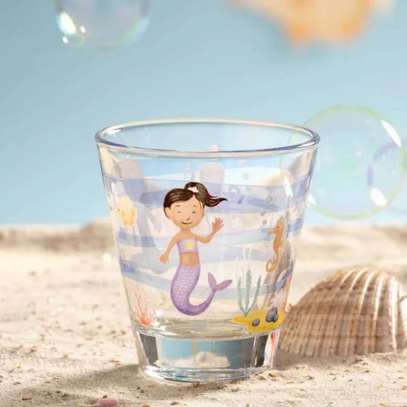 Verres Et Tasses Pour Enfants-LEONARDO BAMBINI verre Mer 215 ml