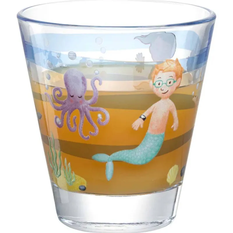 Verres Et Tasses Pour Enfants-LEONARDO BAMBINI verre Mer 215 ml