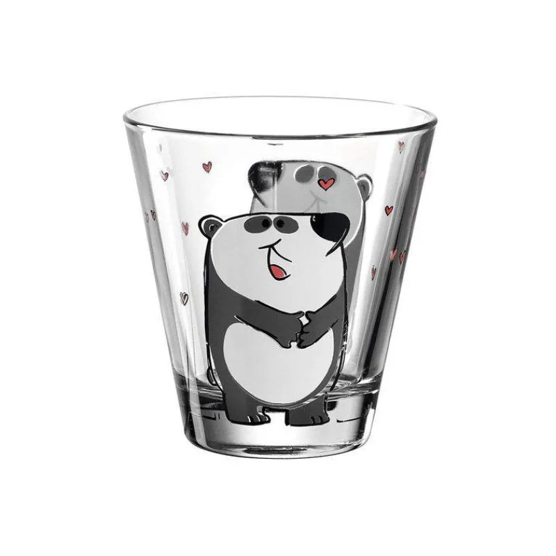 Verres Et Tasses Pour Enfants-LEONARDO BAMBINI Verre Panda 215 ml