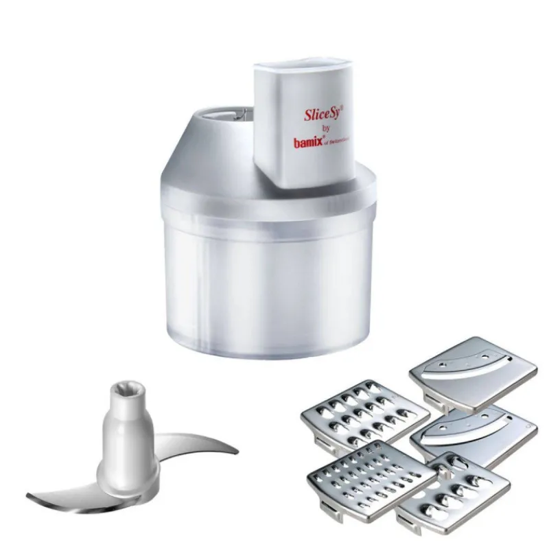 Accessoires & Pièces Détachées Robots-bamix SliceSy Accessoire Hachoir Rape Eminceur pour Mixeur Plongeur Gris