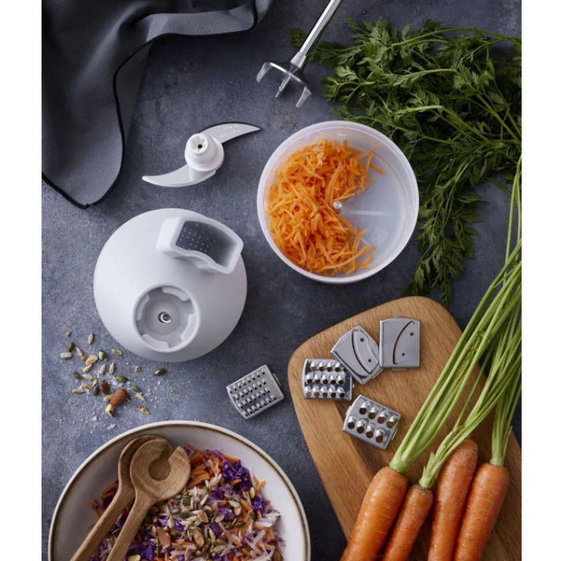 Accessoires & Pièces Détachées Robots-bamix SliceSy Accessoire Hachoir Rape Eminceur pour Mixeur Plongeur Gris