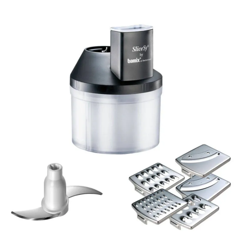 Accessoires & Pièces Détachées Robots-bamix SliceSy Accessoire Hachoir Rape Eminceur pour Mixeur Plongeur NOIR
