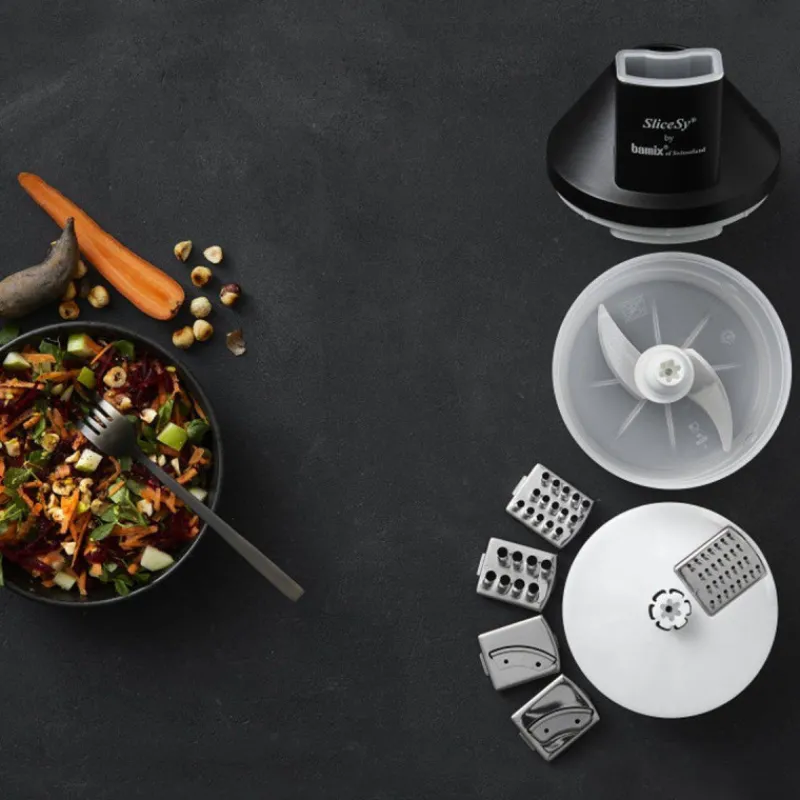 Accessoires & Pièces Détachées Robots-bamix SliceSy Accessoire Hachoir Rape Eminceur pour Mixeur Plongeur NOIR