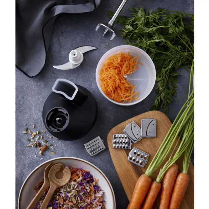 Accessoires & Pièces Détachées Robots-bamix SliceSy Accessoire Hachoir Rape Eminceur pour Mixeur Plongeur NOIR