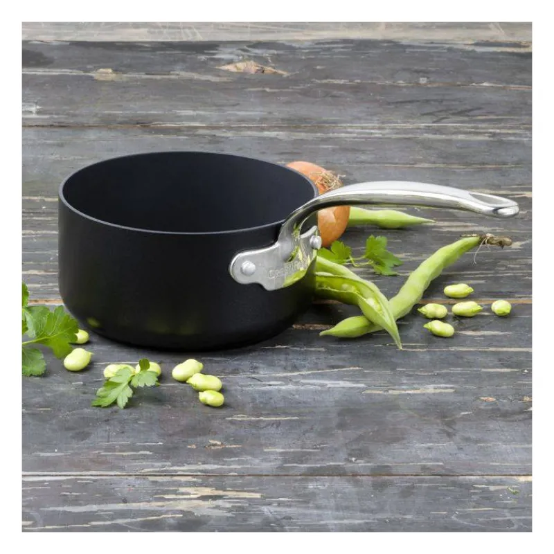Casseroles En Fonte D'aluminium-GreenPan BARCELONA Pro Casserole aluminium revêtement céramique avec couvercle D18 Nouveau Modèle