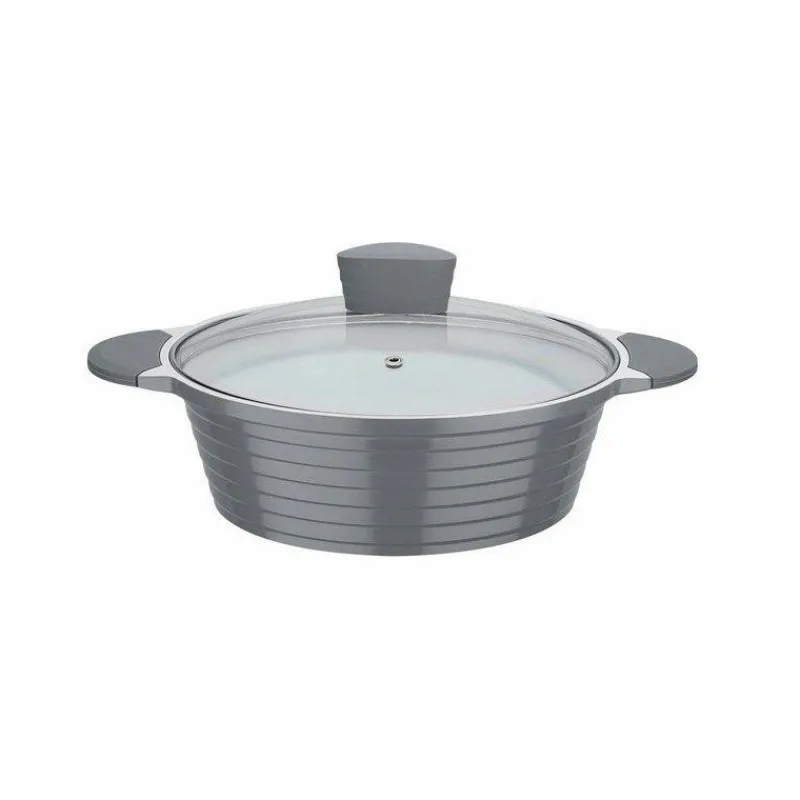 Sauteuses Revêtements Céramique | Cocottes En Fonte Aluminium-GSW BOLERO Sauteuse Cocotte Fonte Aluminium revêtue Céramique Vitaflon D24