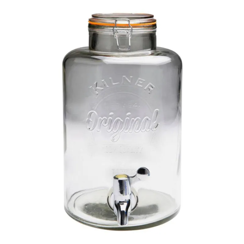Bonbonnes À Punch-Kilner Bonbonne en verre avec robinet jus punch rhum arrangé 8 L SC