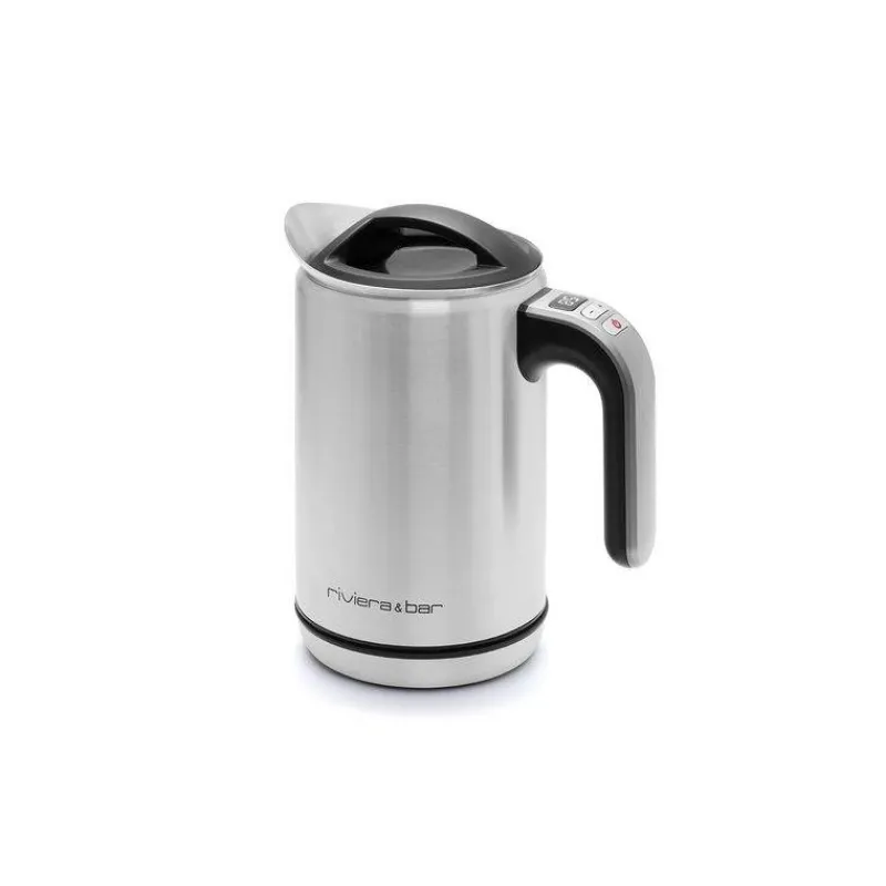 Bouilloires Programmables | Bouilloires Électriques-Riviera&Bar Bouilloire électrique inox double paroi ELVA 1 L Température variable