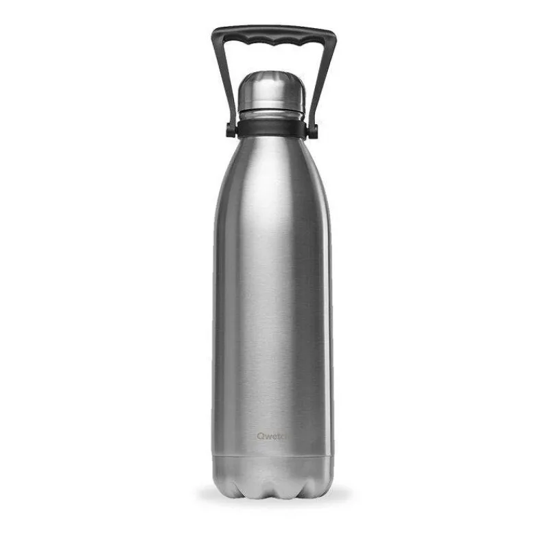 Gourdes Isothermes Et Mugs-Qwetch Bouteille isotherme double paroi en Inox avec poignée TITAN 1.5 L