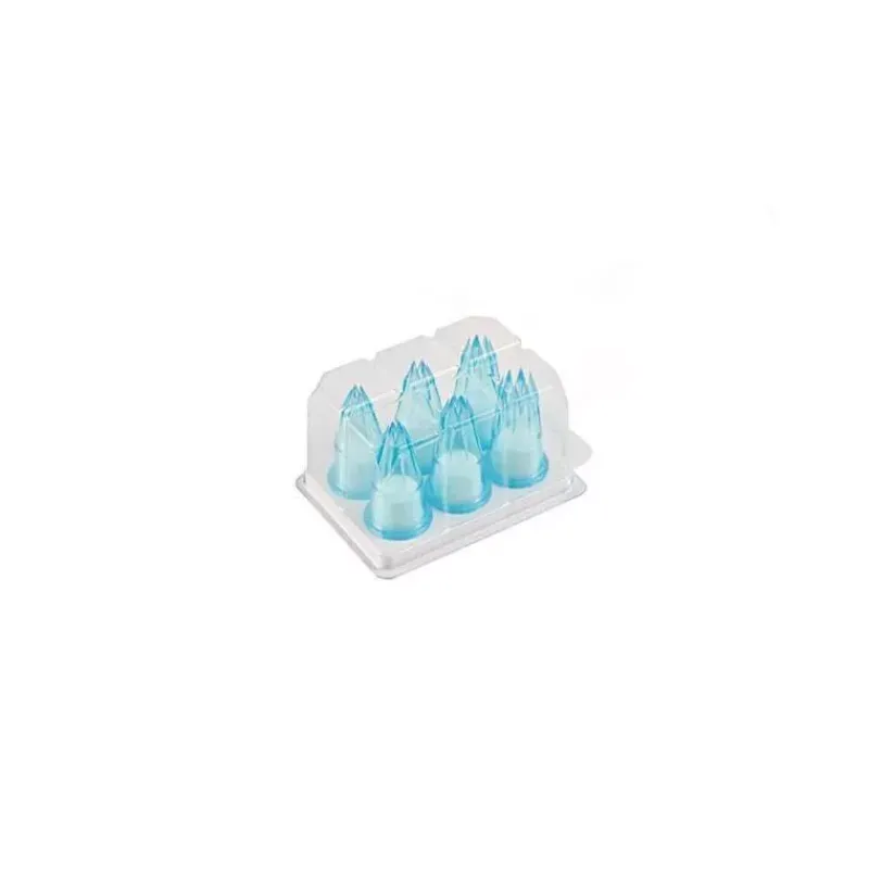 Moules À Chocolat-SilikoMart BPC6A Coffret de 6 douilles Pâtisserie en Polycarbonate STAR SC