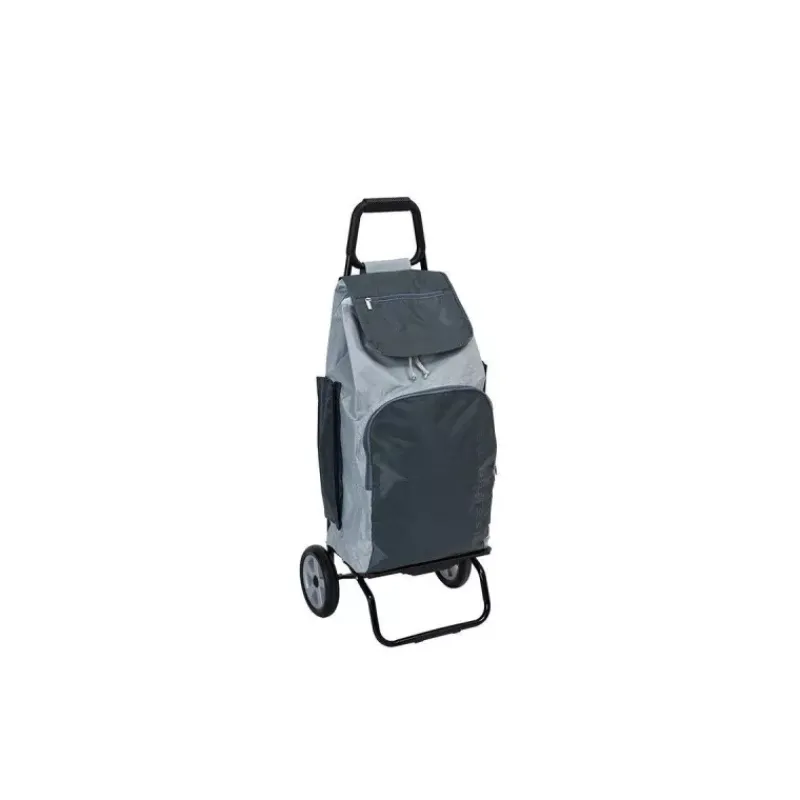 Poussettes De Marché-SIDEBAG BUGGY Poussette de marché Chariot de courses 2 roues Gris
