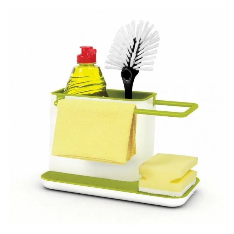 Organiseurs D'évier-Joseph Joseph Caddy Bac de rangement évier pour produits d´entretien Vert/Blanc