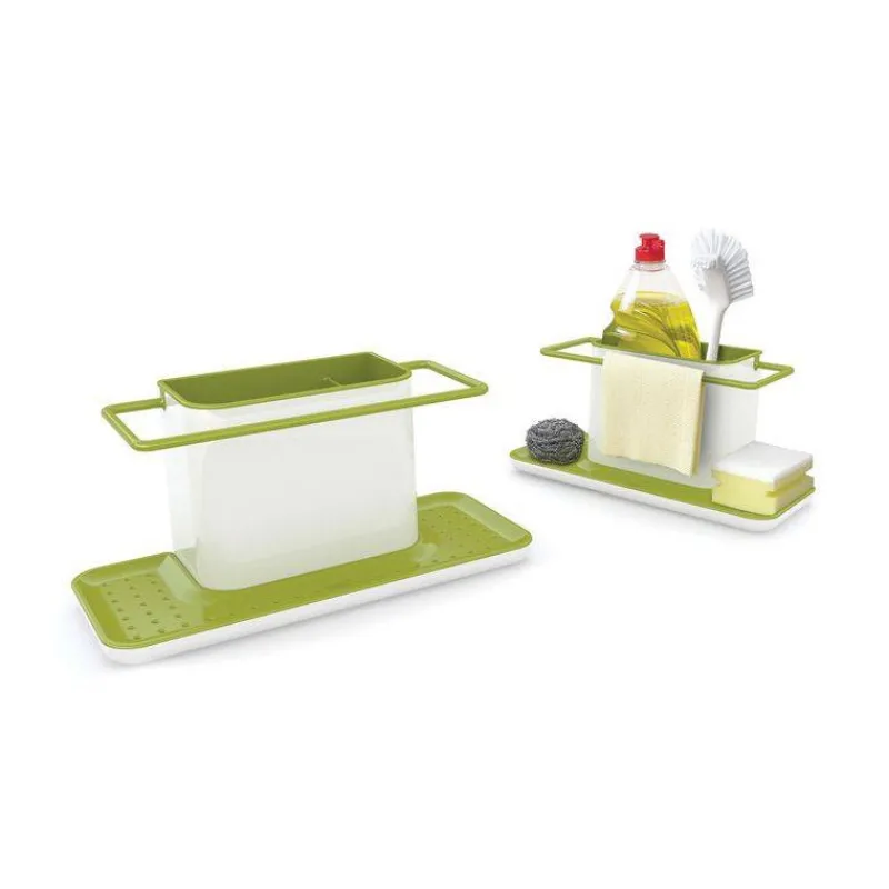 Organiseurs D'évier-Joseph Joseph Caddy Large Bac de rangement évier pour produits d´entretien Vert/Blanc SC