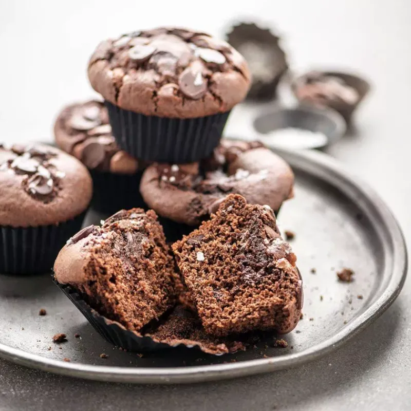 Moules À Muffins-Decora Caissette de cuisson Muffins Cupcakes Jumbo Blanc - les 60