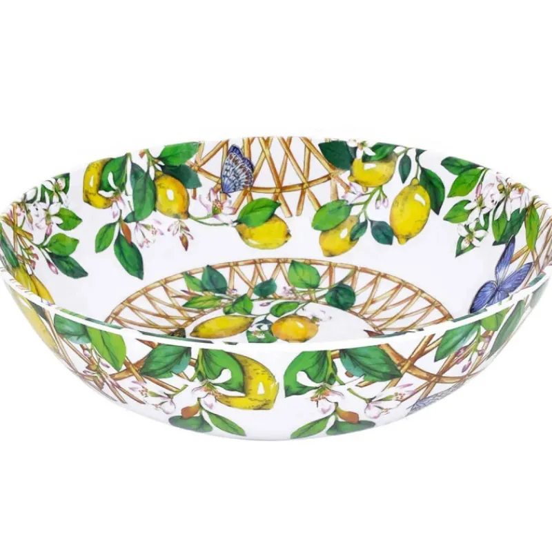Vaisselle Incassable-Les Jardins de la Comtesse CAPRI grand saladier en mélamine D31 cm 4L
