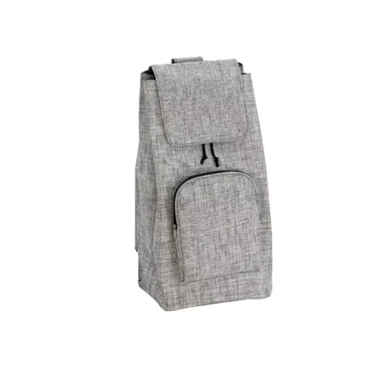 Poussettes De Marché-SIDEBAG CARLUX Multipoche Chiné Gris Sac Poussette de marché Chariot de courses - SAC SEUL