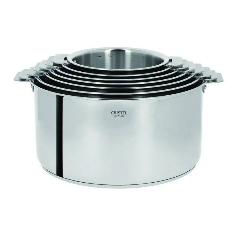 Faitouts Amovibles Inox | Faitouts-CRISTEL CASTELINE Faitout amovible Inox Corps Multiply D26