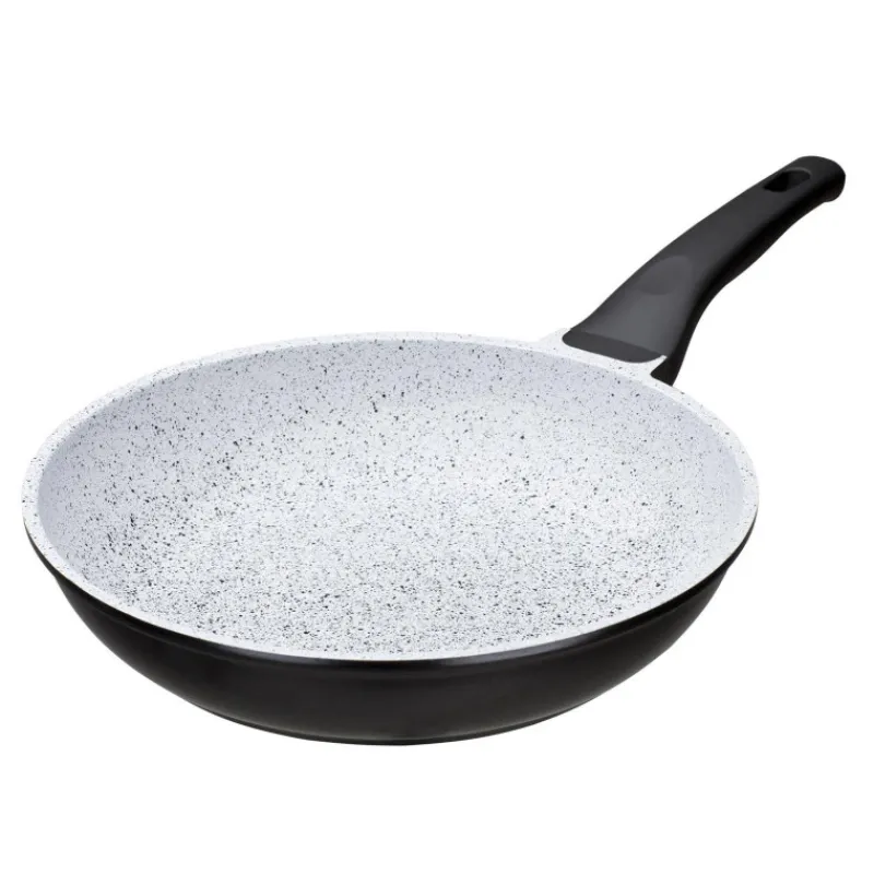 Poêles Avec Revêtement Aspect Pierre-GSW CERAMICA Stone  Poêle Fonte Aluminium Revêtue Greblon CK2 D20