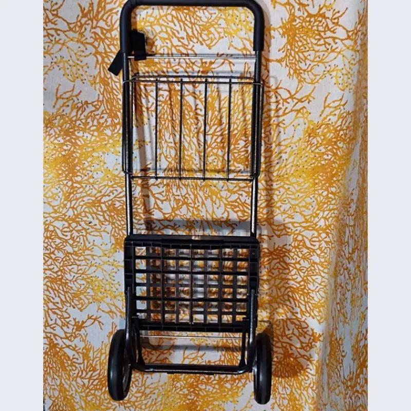 Poussettes De Marché | Chariots Et Paniers Isothermes-SIDEBAG Chariot double MODULO Poussette de marché de courses 2 roues Gris Anthracite