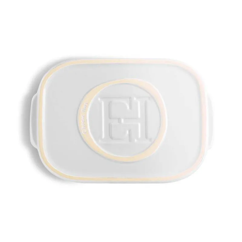 Boites À Fromage | Plats À Fromage-Emile HENRY Cheese Box Boîte à fromage rectangulaire avec plateau Céramique Blanc craie