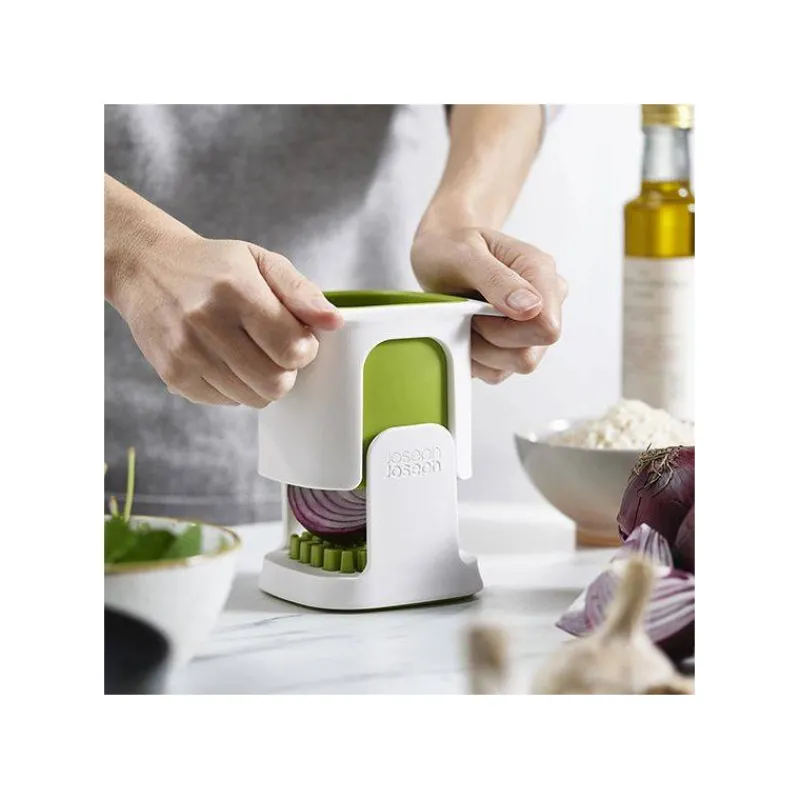 Hacher | Coupes Légumes-Joseph Joseph Chop Cup Hachoir à légumes Frites Oignons Blanc et Vert
