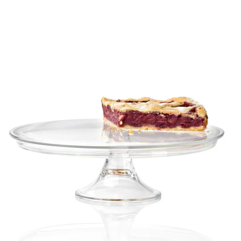 Plats À Fromage-LEONARDO CIAO Plat Tarte Gâteaux ou Fromage en Verre sur Pied