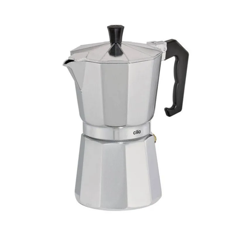 Cafetières Italiennes-cilio CLASSICO Cafetière Italienne en Aluminium 6 Tasses SC