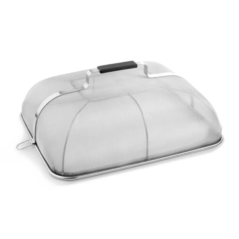 Ustensiles Et Accessoires Bbq Planchas Grills | Plancha Électrique-FORGE ADOUR Cloche anti projection Rectangulaire inox pour Plancha