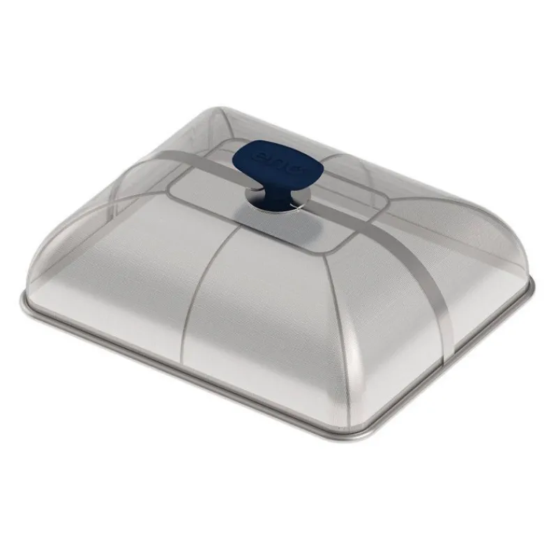 Plancha Eno-ENO Cloche Dôme anti projection rectangulaire Maille Inox