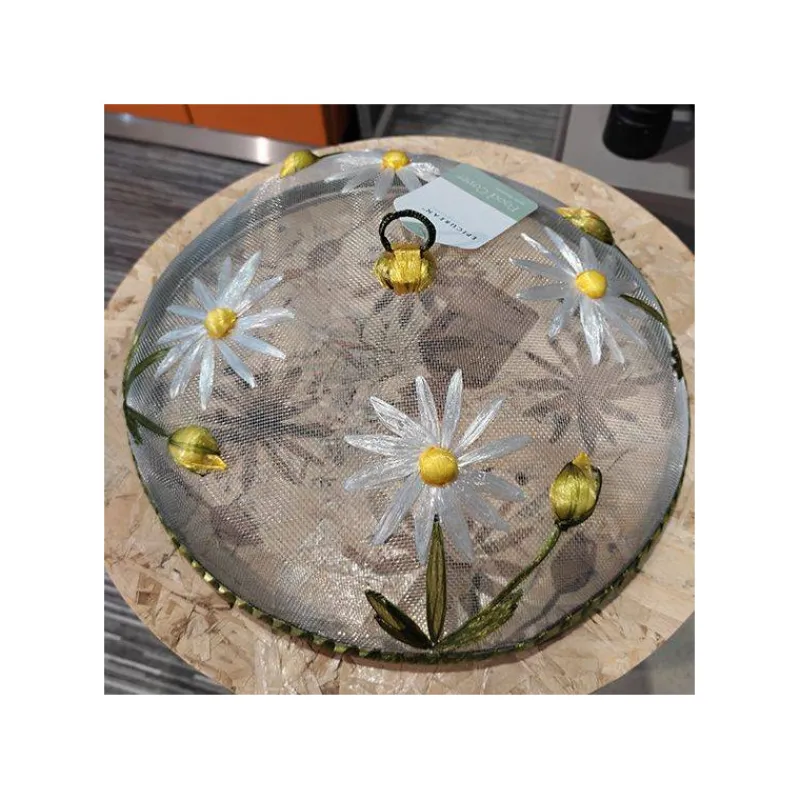 Cloches Et Couvre-plats | Ustensiles-La Casserolerie CLOCHE protège plats décor Marguerite 36cm