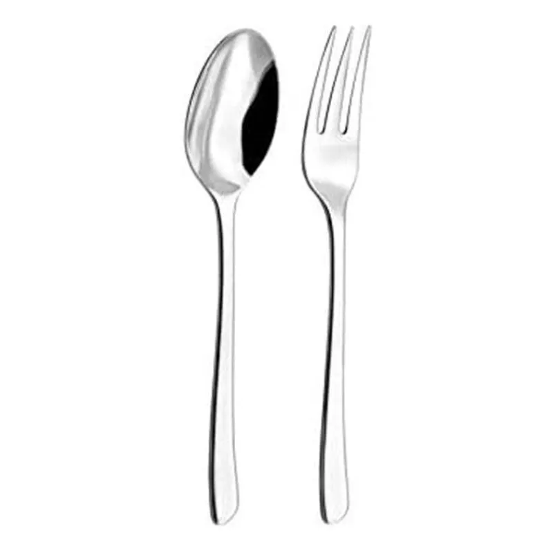 Fourchettes De Service | Cuillères De Service De Table-COUZON Coffret Fourchette et Cuillère de service - Inox  J´AI GOUTE  -