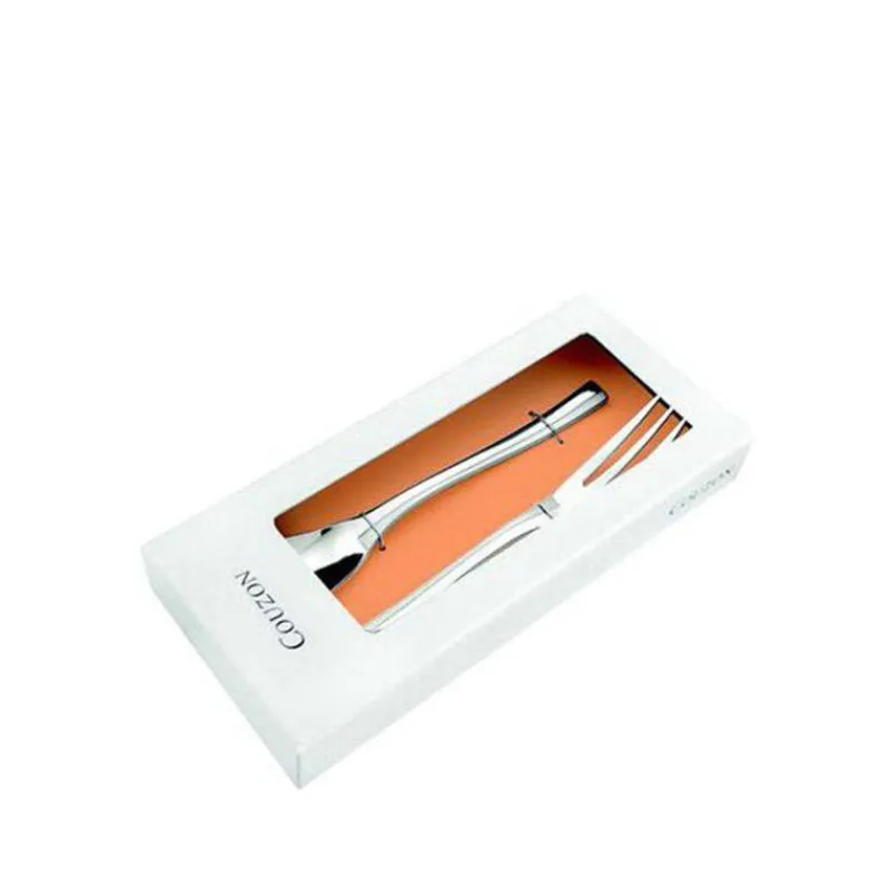 Fourchettes De Service | Cuillères De Service De Table-COUZON Coffret Fourchette et Cuillère de service - Inox  J´AI GOUTE  -