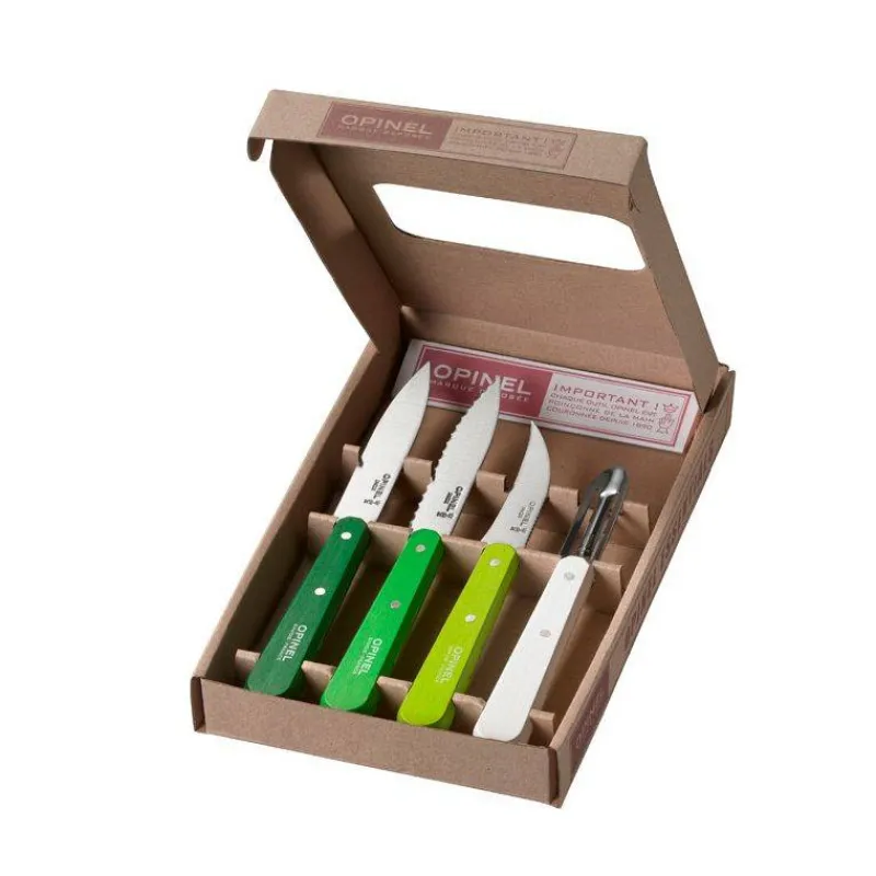Economes Et Eplucheurs | Couteaux D'office-OPINEL Coffret Les Essentiels PRIMAVERA  - office, universel, économe, bec oiseau -